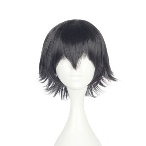 Unique Bargains Women's Wigs 11" Black with Wig Cap - 1 of 4