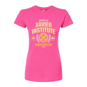Women's - Marvel - X-Men Property Of Xavier Institute Fitted Graphic T-Shirt - 1 of 3
