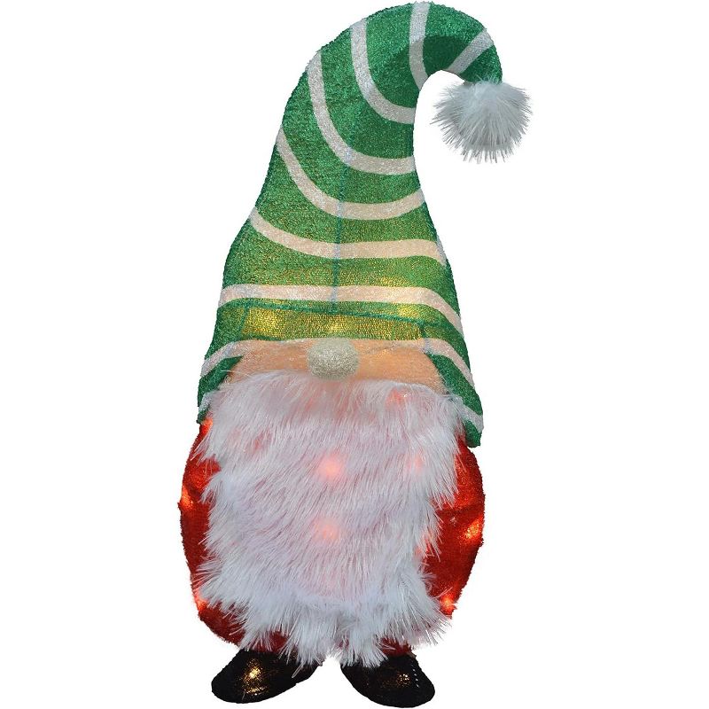 Candy Cane Lane 20 Inch Short Gnome Outdoor 3D Led Yard Décor, 1 of 5