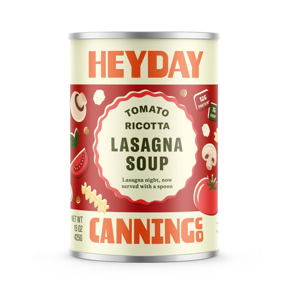 Heyday Canning Co Tomato Ricotta Lasagna Soup - 15oz