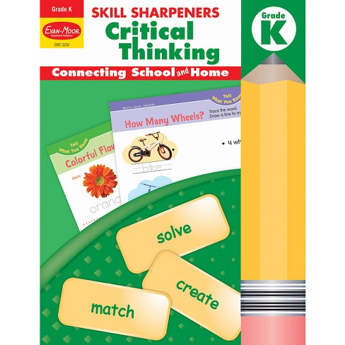 Skill Sharpeners: Critical Thinking, Kindergarten Workbook - By 