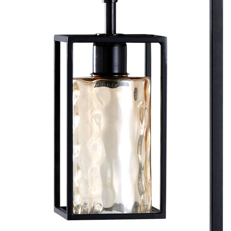 Elijah Metal and Glass Table Lamp Black Finish - StyleCraft, 3 of 5