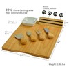 Picnic at Ascot Hardwood Charcuteris Board with Cheese Knife Set and Ceramic Dish - 2 of 4