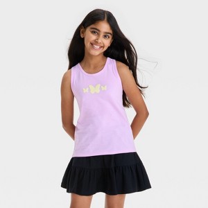 Girls' Printed Tank Top - Cat & Jack™ - 1 of 3