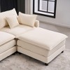131.89" Chenille U-Shaped Modular Sectional Sofa, 6-Piece Set - 2 of 4