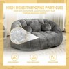 CAVINAS High Back Bean Bag Chair Couch, Oversized Armchair Recliner Chair with Armrests, Indoor & Outdoor - 3 of 4