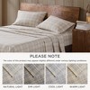 NicBex 3 Pieces All Size Pure Cotton Flannel Full-Covered Printed Flat Sheet Set Bedding Set,OEKO-TEX Certified,Machine Washable - 4 of 4