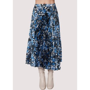 Women's Parsian Bleu Midi Skirt - LOST + WANDER - 1 of 4