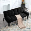 Sapphtopaz Futon Couch Sofa - Convertible Sofa Bed with Comfortable Upholstery, Space-Saving Furniture for Living Room, Bedroom & Guests - 4 of 4