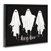 Stupell Industries Hey Boo Three Ghosts Floating Frame Canvas Art - 2 of 4