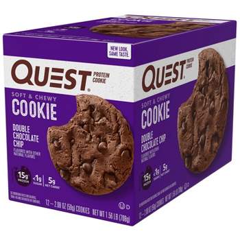 Quest Nutrition Protein Cookie - Double Chocolate Chip - 12ct
