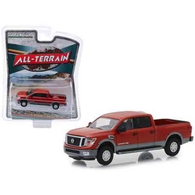 2018 Nissan Titan XD Platinum Pickup Truck Copper "All Terrain" Series 8 1/64 Diecast Model Car by Greenlight
