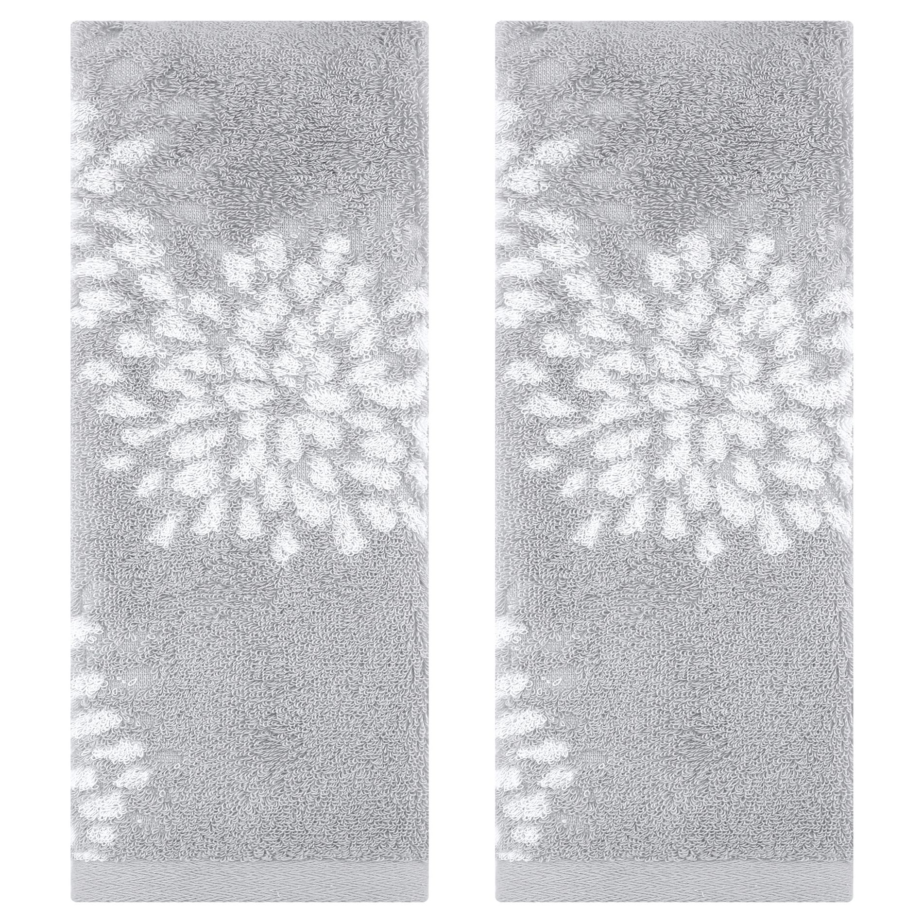 REGALWOVEN Bathroom Pure Cotton Absorbent Soft Decorative Hand Towel 14" x 30"