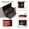 Huxxion 8-Drawer Rolling Tool Box, Lockable Rolling Tool Chest with Wheels - 4 of 4
