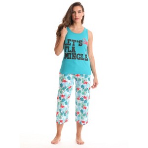 Just Love 100% Cotton Capri and Pant Sets Women Sleepwear - PJ Set - 1 of 3