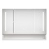 Grungis Wall Mounted Bathroom Storage Cabine,Medicine Cabinet with Mirror and  LED Light for Bathroom - 4 of 4