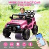 12V Ride On Truck Car,Kids Electric Vehicle with Parent Remote Control,Ride On Toy Truck with Spring Suspension, 3 Speeds,Lights,Music for Kids 3-8 - 4 of 4