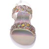 bebe Girl's Flat Sandals with Rhinestone Bow Detail and Fruit Glitter Detail - Sandals for Little Kid/Big Kid - 4 of 4