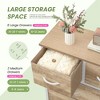 CAVINAS 7-Drawer Tall Dresser for Bedroom, Versatile Fabric Chest of Drawers, Storage Cabinet with Wooden Top for Closet/Entryway/Nursery - 4 of 4
