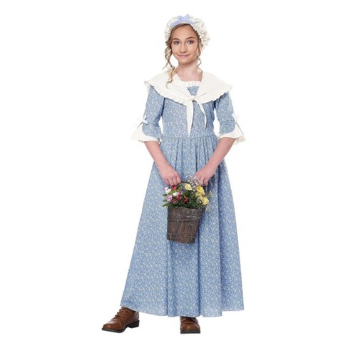 California Costumes Colonial Village Girl Child Costume 