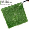 KTMBDW Artificial Lawn 36pcs Interlocking Artificial Grass Tiles For Patio, Balcony, Backyard, Artificial Turf Floor, 12x12 inches,Green - 4 of 4