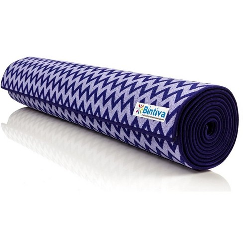 Bintiva Chevron Style Yoga Towel Hybrid Mat Dark Blue light Blue Target