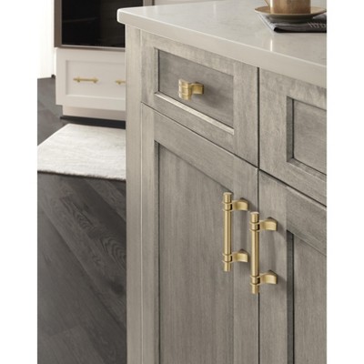 Champagne Bronze 4.5" Modern Industrial Bar Pull