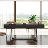Racxily Modern Black Computer Desk - 70.87'' Writing Table & Computer Desk with Spacious Desktop & Y-Shaped Metal Legs for Study & Work - 2 of 4