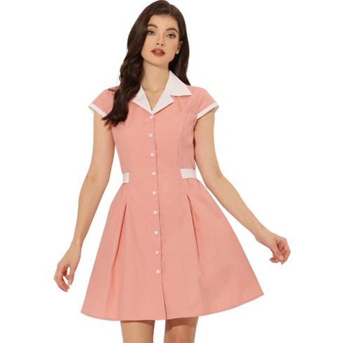 Button down store dress target