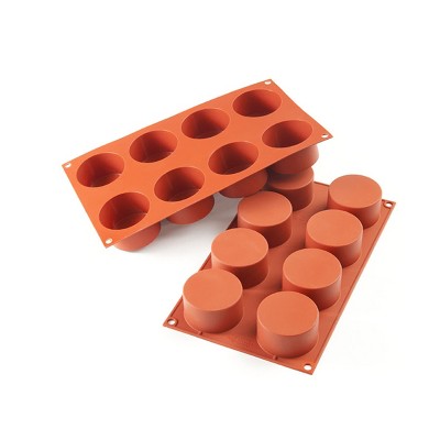 Silikomart Silicone Cylinder Mold 50mm (2) High - 160mm (6-1/4