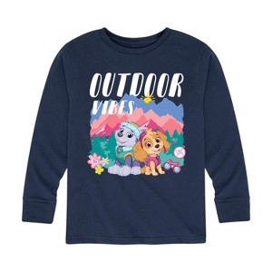 Boys' - Paw Patrol - Outdoor Vibes Long Sleeve Graphic T-Shirt - 1 of 4