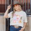 Simply Sage Market Women's Coquette Kentucky Derby Collage Short Sleeve Garment Dyed Tee - 2 of 2