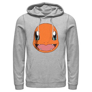 Men's Pokemon Charmander Smile Pull Over Hoodie - 1 of 4