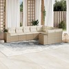 vidaXL Garden Sofa Set Beige, Cream White - 2 of 4