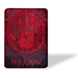 Just Funky The Elder Scrolls Skyrim Dark Brotherhood Fleece Throw Blanket | 60 x 45 Inches - 1 of 4