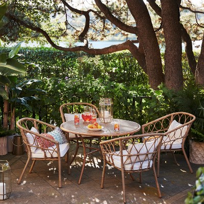 Bohemian outdoor on sale dining set