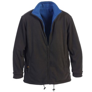 Gioberti Men's Zip Up Reversible Polar Fleece Heavy Jacket - 1 of 4