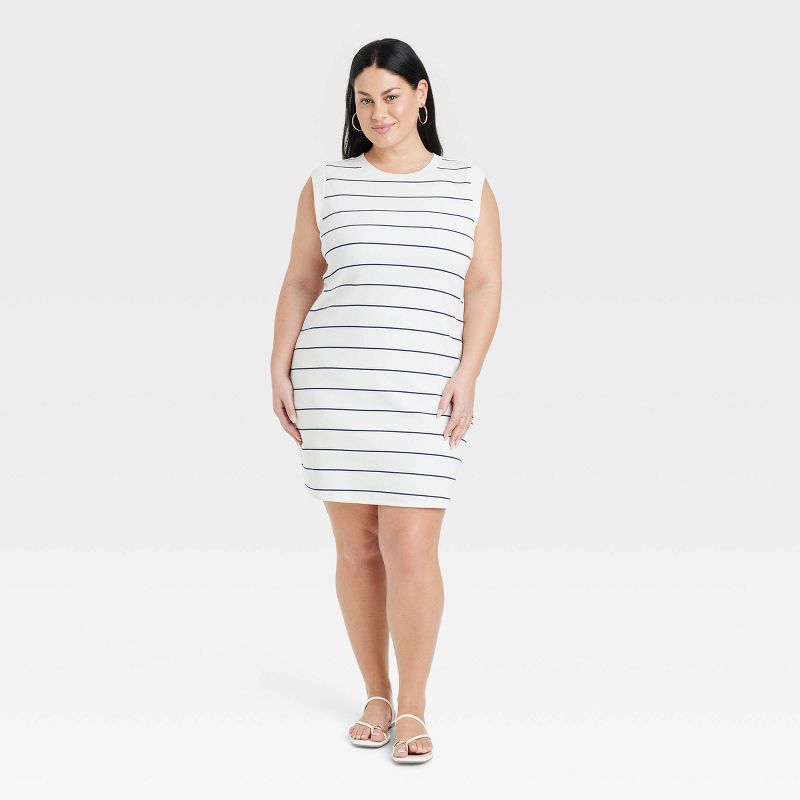 Women's Muscle Tank Mini Knit Dress - A New Day™, 1 of 5