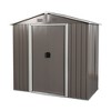 8ft x 4ft Outdoor Metal Storage Shed with Metal foundation,Gray - 4 of 4