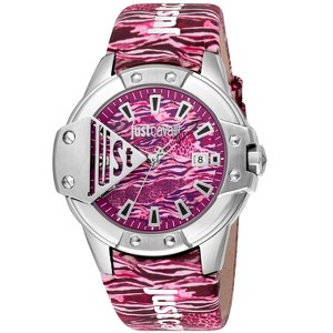 Just Cavalli Women's Scudo Pink Dial Watch - JC1G260L0015 - 1 of 1