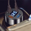 Ciao Tech 12V USB-A 18W 4-Port Car Charger with Voltage LED Display - 3 USB-A, 1 USB-C, 3.0A Quick Charge - 2 of 4
