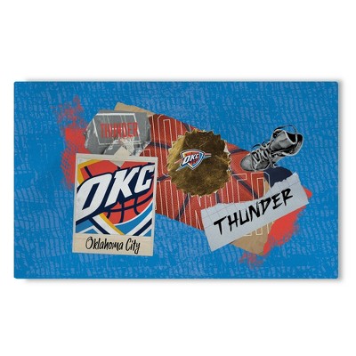NBA Oklahoma City Thunder Display Washable Rug 32 x 62 Inches