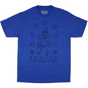 Naruto Shippuden Men's Boruto Uzumaki Sketch Design T-Shirt Adult - 1 of 3