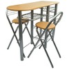 Kitchen/Breakfast Bar/Table and Chairs Set Wood - 2 of 4