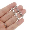Unique Bargains Hollowout Hearts Shoelace Charms 1 Pair - 3 of 4