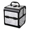 Byootique Makeup Train Case Cosmetic Organizer w/ Mirror Tray Artist - 3 of 4