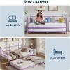 Twin daybed with Trundle, Metal Twin Daybed and Trundle Set, Day Bed Sofa Bed Frame with Steel Slat Support, Multifunctional Daybed Frame - 4 of 4