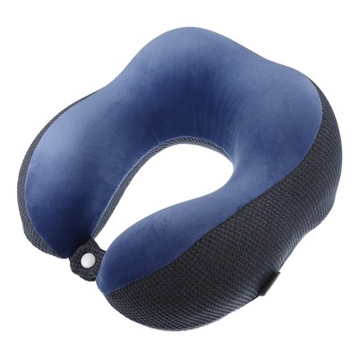 Unique Bargains Travel Cushion Home U-Shaped Memory Foam Neck-Pillow 1Pc