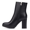 New York & Company Women's Fay- Chunky Hell Ankle Boot - 8.5, BLACK - 3 of 4