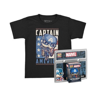 Kids' Captain America 4 Funko Graphic T-Shirt